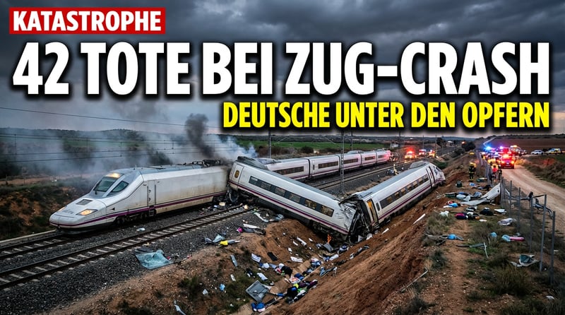 Tragödie auf Spaniens Hochgeschwindigkeitsstrecke: 42 Tote nach verheerendem Zugunglück – Deutsche unter den Opfern
