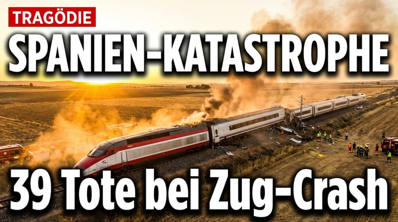 Tragödie auf Spaniens Schienen: Hochgeschwindigkeitszüge kollidieren – mindestens 39 Tote