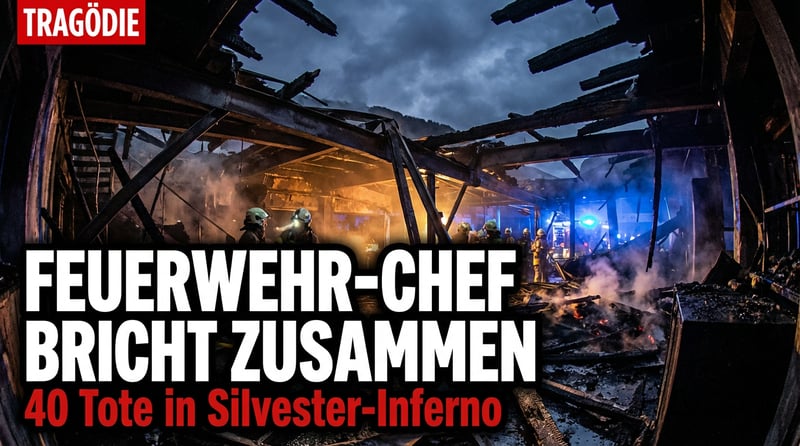 Tragödie von Crans-Montana: Feuerwehrchef schildert apokalyptische Szenen der Silvesternacht