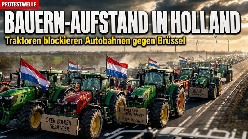 Traktoren gegen Brüssel: Hollands Bauern proben den Aufstand