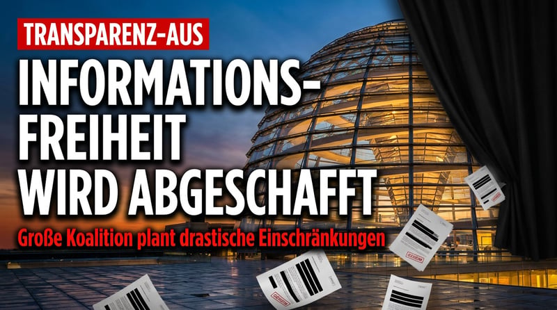 Transparenz-Theater in Berlin: Wie die Große Koalition den Bürger im Dunkeln tappen lässt
