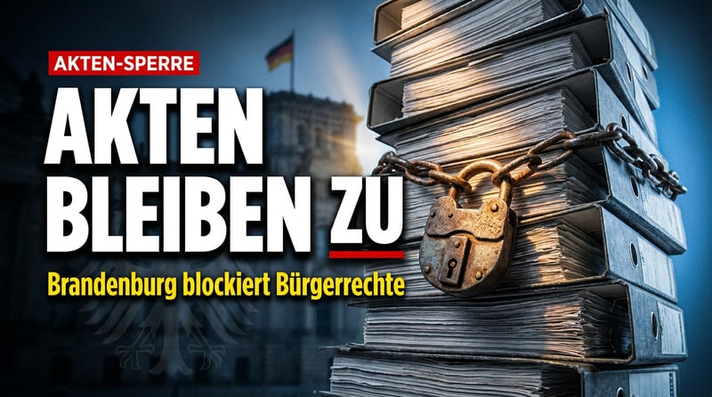 Transparenz unerwünscht: Wie Brandenburg der eigenen Bevölkerung den Blick in die Akten verwehren will