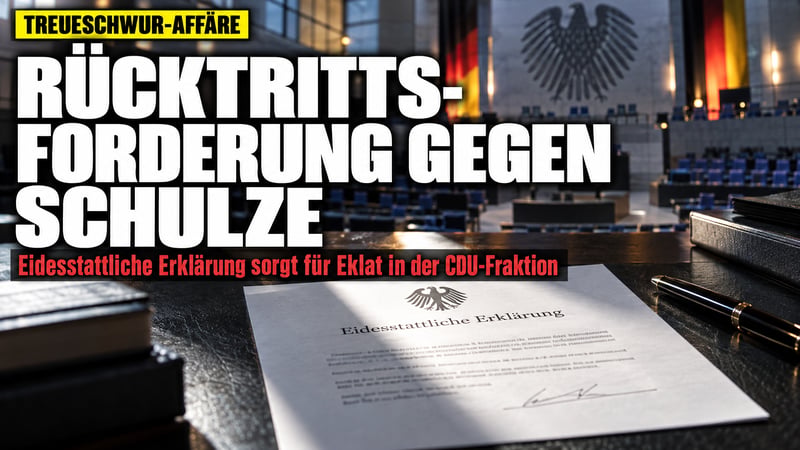 Treueschwur-Affäre in Magdeburg: Muss CDU-Chef Schulze jetzt gehen?