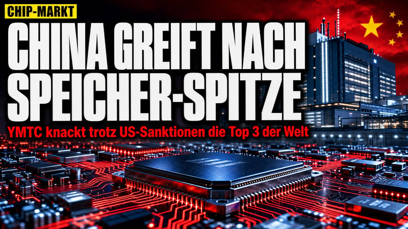 Trotz US-Sanktionen: China stürmt an die Weltspitze der Speicherchips