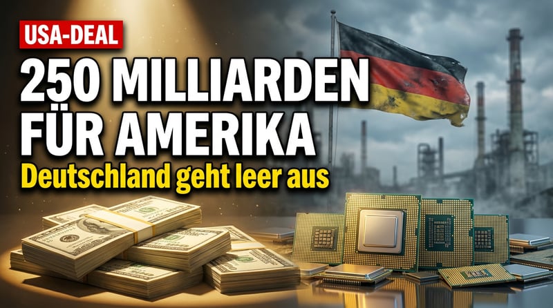 Trump-Deal mit Taiwan: 250 Milliarden Dollar für Amerika – und Deutschland schaut in die Röhre