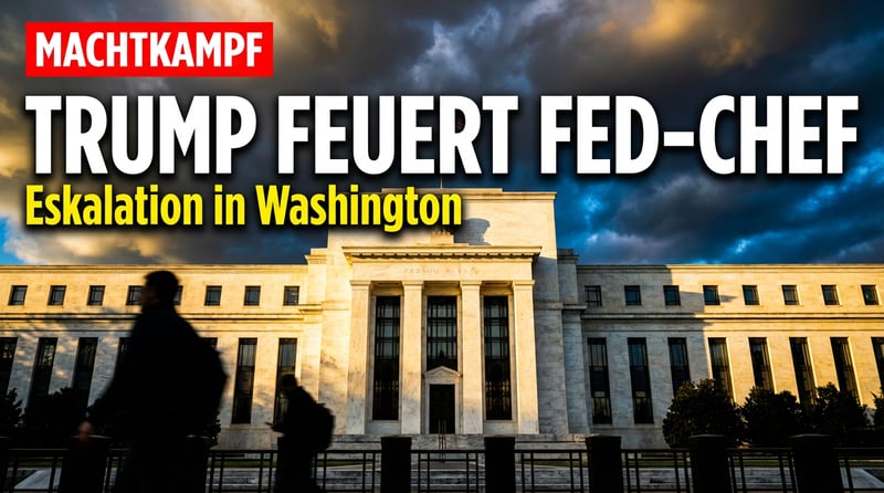 Trump droht Fed-Chef Powell mit Entlassung – Machtkampf um die US-Notenbank eskaliert