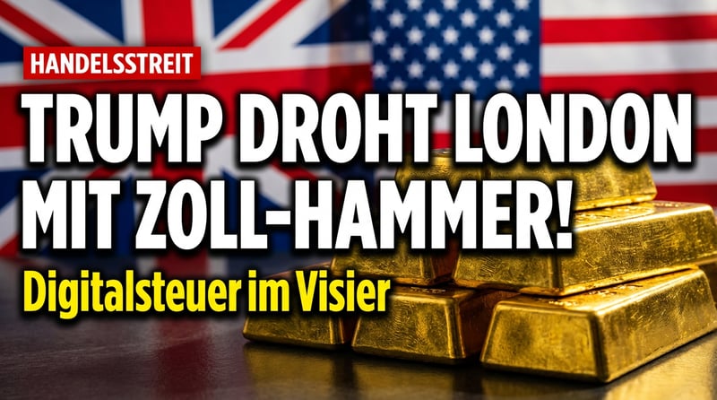 Trump erpresst London: Zölle drohen, falls Digitalsteuer gegen US-Konzerne nicht fällt