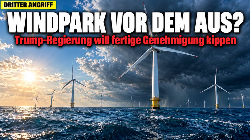 Trump gegen fertigen Windpark: 65 Turbinen stehen – droht jetzt das Aus?
