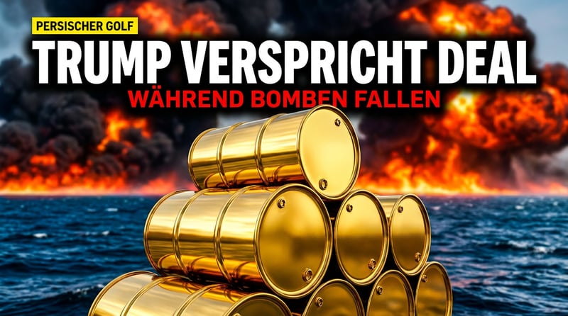 Trump im Krisenmodus: Während Bomben am Persischen Golf fallen, verspricht er den „großen Deal" mit dem Iran