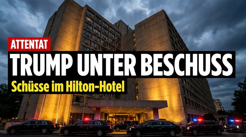Trump kontert nach Anschlagsversuch im Washington Hilton: „Ich bin kein Pädophiler"