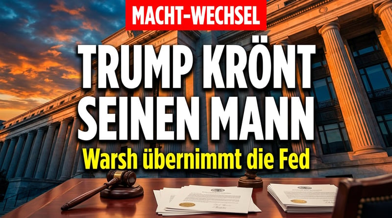 Trump krönt seinen Mann: Kevin Warsh übernimmt das Ruder der Fed