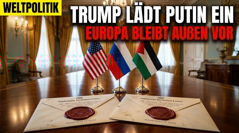 Trump lädt Putin zum Gaza-Friedensrat ein – Europa schaut wieder nur zu