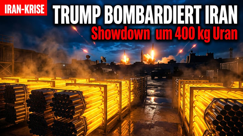 Trump lässt iranische Raketenstellungen bombardieren – Showdown um 400 Kilogramm angereichertes Uran