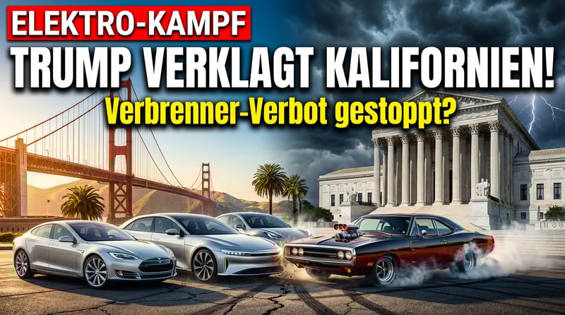Trump-Regierung verklagt Kalifornien: Der Kampf gegen das Elektroauto-Diktat