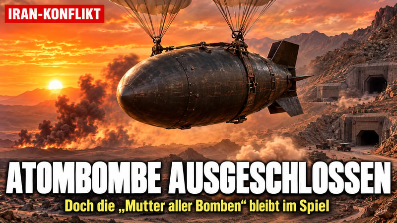 Trump schließt Atombombe aus – doch die „Mutter aller Bomben“ bleibt!