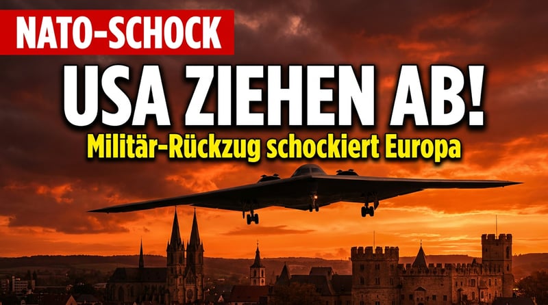 Trump zieht die Reißleine: Amerika fährt sein militärisches Engagement in Europa drastisch zurück