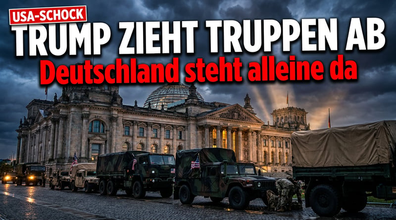 Trump zieht durch: Massiver US-Truppenabzug aus Deutschland – Berlin steht im Hemd da