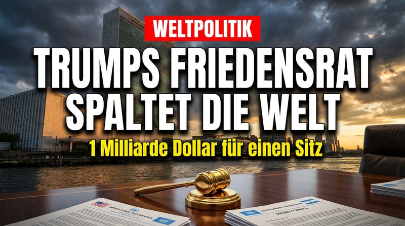 Trumps „Board of Peace": Ein Frontalangriff auf die verkrustete Weltordnung