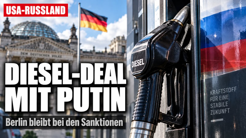 Trumps Diesel-Deal mit Putin: Berlin bleibt hart, die Preise bleiben ruhig