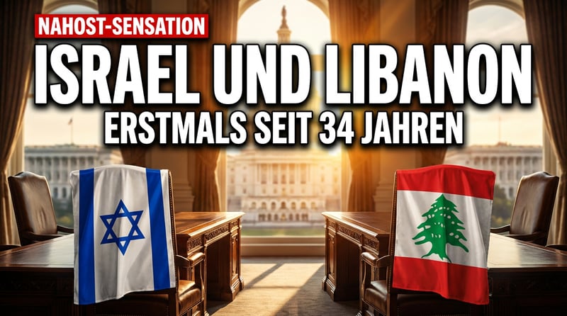 Trumps diplomatischer Coup: Israel und Libanon erstmals seit 34 Jahren am Verhandlungstisch