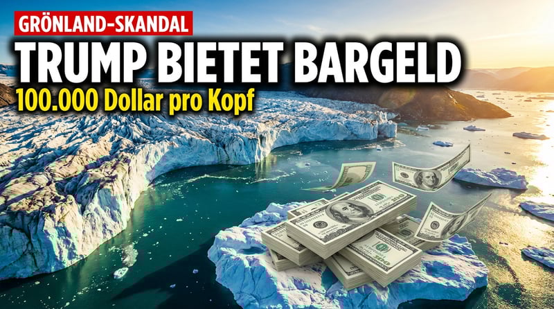 Trumps dreister Grönland-Plan: Bargeld für jeden Einwohner als Köder