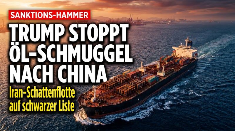 Trumps Druckkulisse vor Peking-Reise: Neue US-Sanktionen treffen Irans Öl-Schattenflotte nach China
