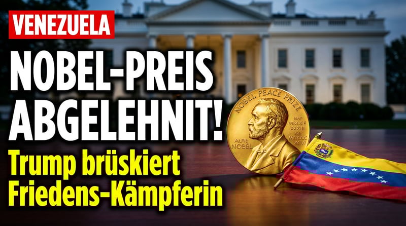 Trumps eiskalte Abfuhr für Friedensnobelpreisträgerin – während er Venezuelas Hardlinerin hofiert