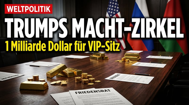 Trumps „Friedensrat": Ein Machtinstrument unter dem Deckmantel der Diplomatie