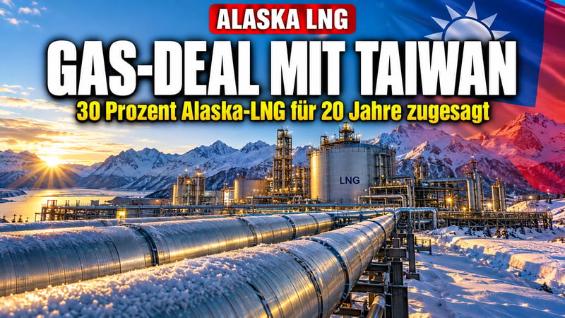 Trumps Gas-Coup in Alaska: Taiwan soll 30 Prozent abnehmen!