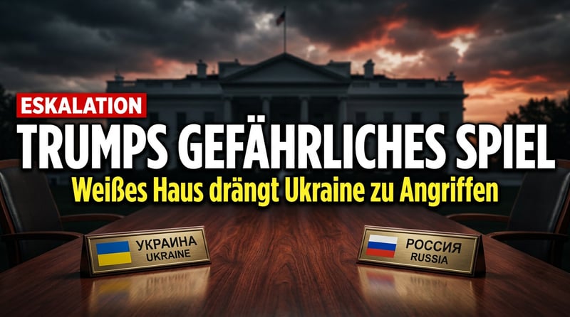 Trumps gefährliches Spiel: Weißes Haus soll Selenskyj zu Angriffen auf russisches Kernland ermutigt haben