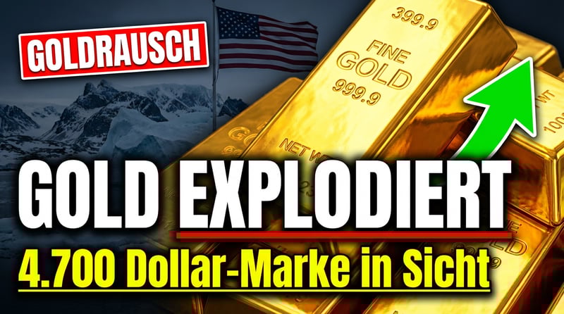 Trumps Grönland-Offensive: Goldpreis rast auf historische Höchststände