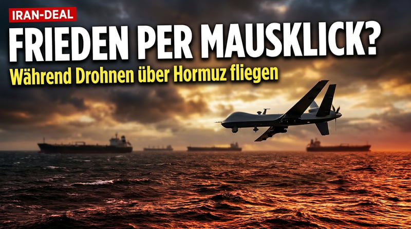 Trumps Iran-Deal: Friede per Mausklick – während Drohnen über Hormuz fliegen