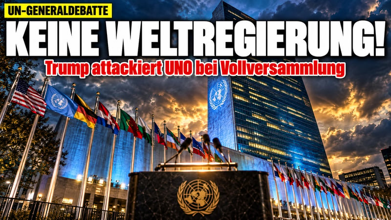 Trumps Kampfansage an die UNO: „Keine Weltregierung, keine Weltsteuer!“