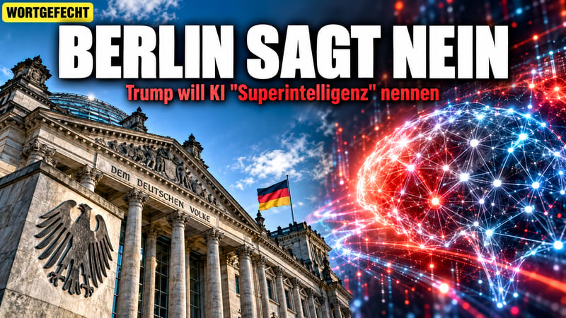 Trumps KI-Taufe: Berlin sagt Nein zur „Superintelligenz“!