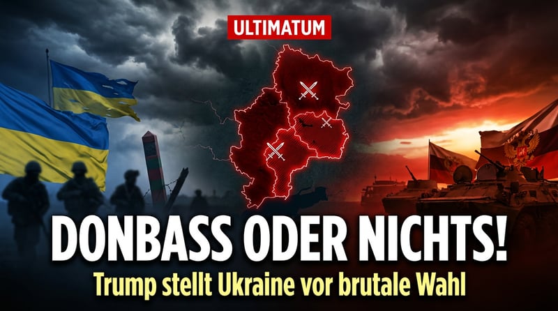Trumps knallhartes Ultimatum: Ukraine soll Donbass aufgeben – oder keine Sicherheitsgarantien