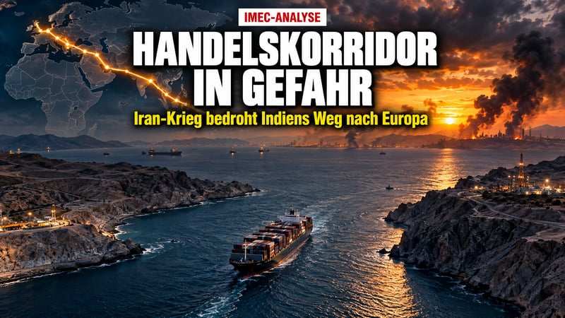 Trumps Korridor-Wette: Überlebt Indiens Weg nach Europa den Iran-Krieg?