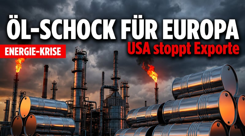 Trumps "nukleare Option": Washington erwägt Öl-Exportverbot – Europa droht der Energie-Schock
