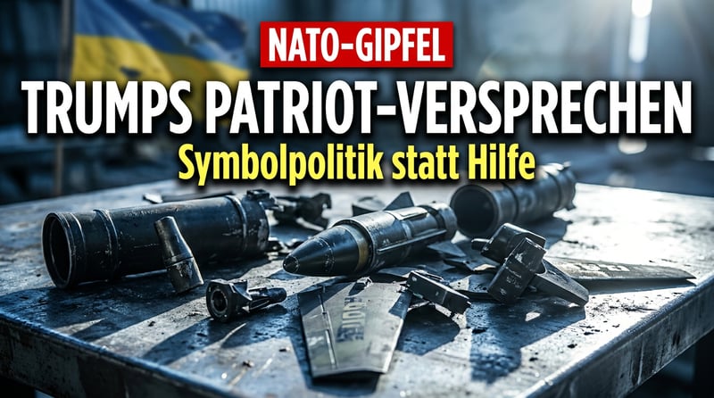 Trumps Patriot-Versprechen an Selenskyj: Symbolpolitik statt echter Hilfe für die Ukraine