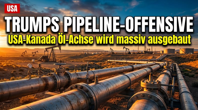 Trumps Pipeline-Offensive: Öl-Achse zwischen USA und Kanada wird massiv ausgebaut