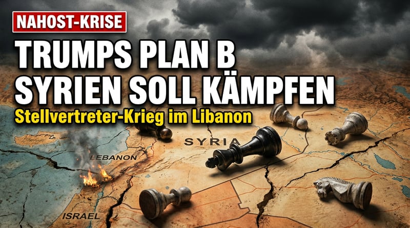 Trumps Plan B für den Nahen Osten: Wenn der Krieg nicht zu gewinnen ist, soll das Chaos her
