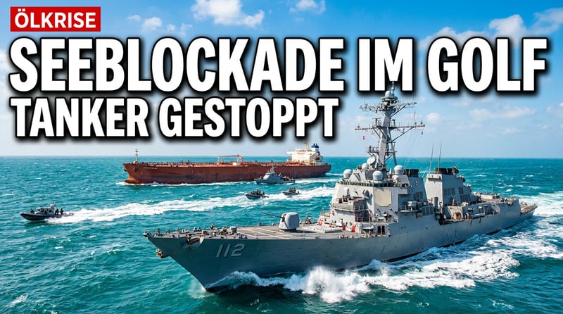 Trumps Seeblockade gegen Iran: US-Zerstörer stoppt Öltanker im Golf von Oman