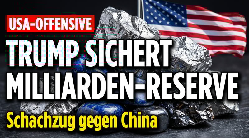Trumps strategischer Schachzug: USA bauen Milliarden-Reserve für seltene Erden auf
