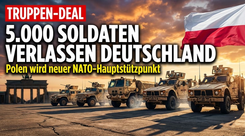 Trumps Truppen-Schachzug: 5.000 Soldaten verlassen Deutschland – Polen jubelt