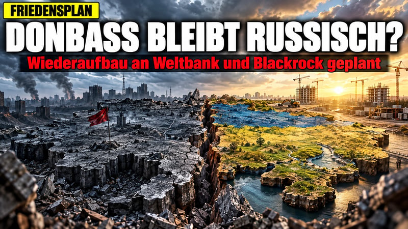 Trumps Ukraine-Deal: Donbass für Putin, Wiederaufbau für Blackrock?