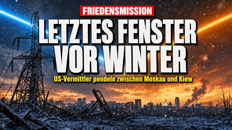 Trumps Unterhändler in Kiew: Letztes Fenster vor dem Horror-Winter?