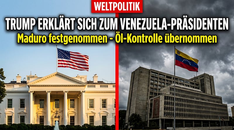 Trumps Venezuela-Coup: US-Präsident erklärt sich selbst zum Staatsoberhaupt des südamerikanischen Landes