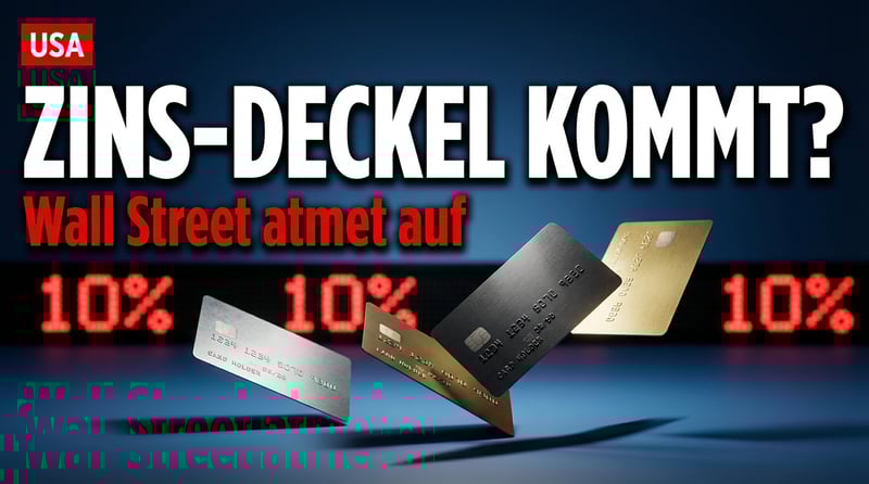 Trumps Zinsdeckel für Kreditkarten: Warum die Wall Street aufatmen kann