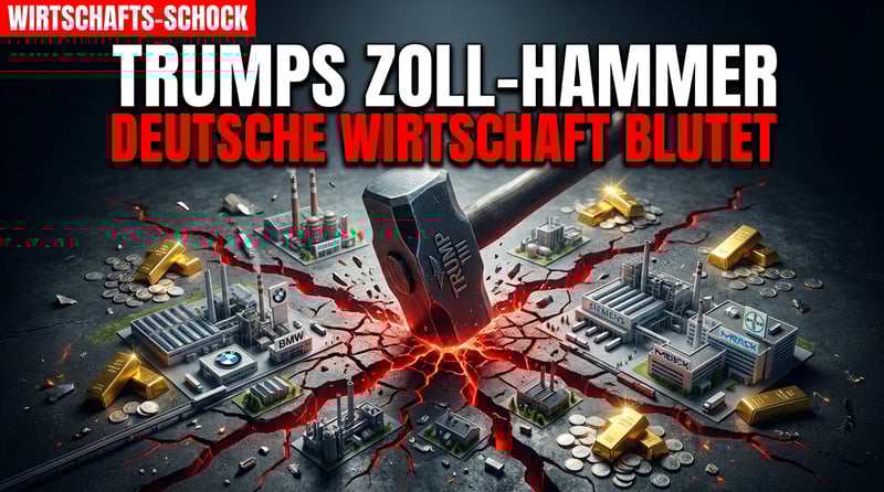 Trumps Zollhammer trifft Deutschland dreifach – und die Wirtschaft blutet weiter