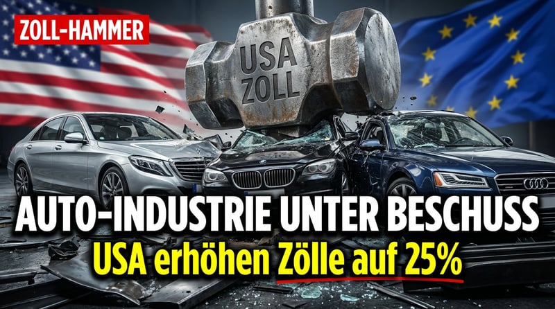 Trumps Zollhammer trifft die deutsche Autoindustrie ins Mark – Brüssel ringt verzweifelt um Worte