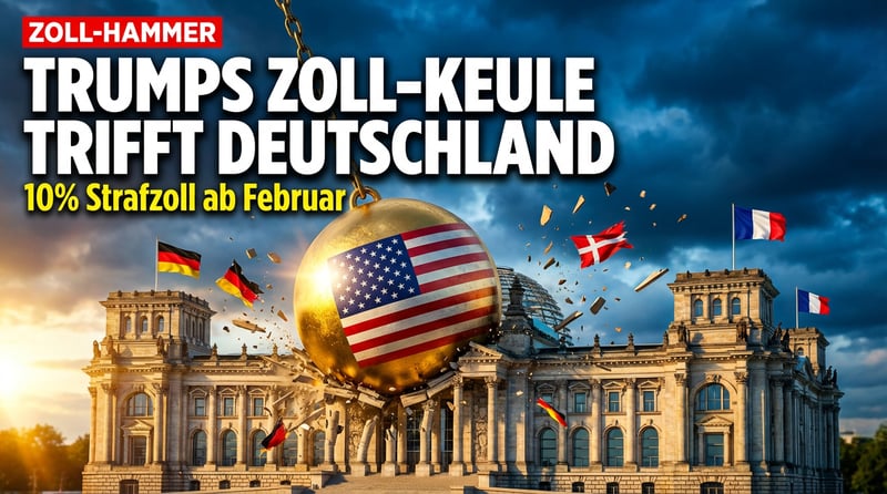 Trumps Zollkeule trifft Europa: Deutschland im Fadenkreuz des US-Präsidenten